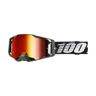 100% Motocross Goggle Armega Soledad - Mirror Red