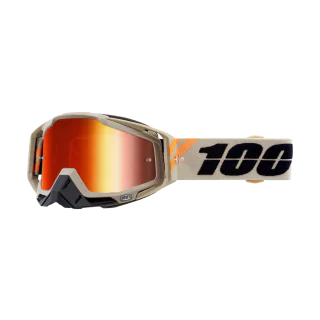100% Motocross Goggle Racecraft 1 Poliet - Mirror Red