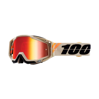100% Motocross Goggle Racecraft 1 Poliet - Mirror Red