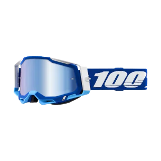 100% Motocross Goggle Racecraft 2 Blue - Mirror Blue