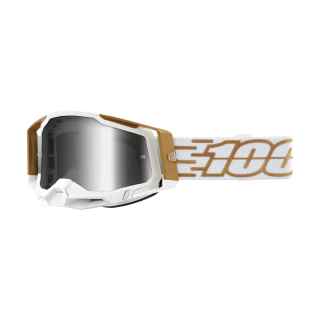 100% Motocross Goggle Racecraft 2 Mayfair - Mirror Silver