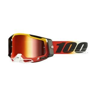 100% Motocross Goggle Racecraft 2 Ogusto - Mirror Red