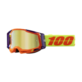 100% Motocross Goggle Racecraft 2 Panam - Mirror Gold