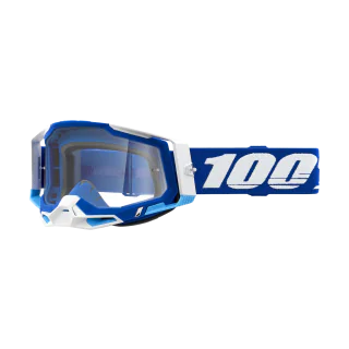 100% Motocross Goggle Racecraft 2 SP22 Blue - Clear