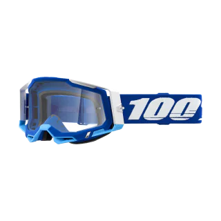 100% Motocross Goggle Racecraft 2 SP22 Blue - Clear