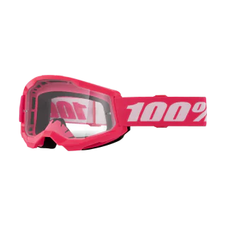 100% Motocross Goggle Strata 2 Pink - Clear