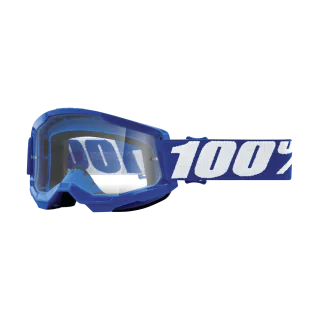 100% Motocross Goggle Strata 2 SP22 Blue - Clear