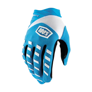 100% Motocross Gloves Airmatic - Blue