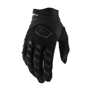 100% Motocross Gloves Airmatic - Black / Charcoal