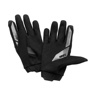 100% Motocross Gloves Ridecamp - Black