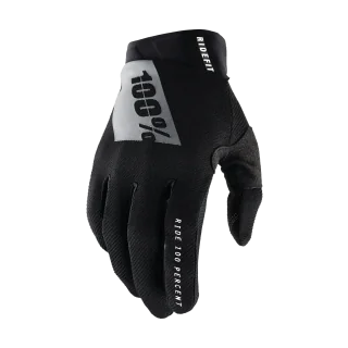 100% Motocross Gloves Ridefit - Black