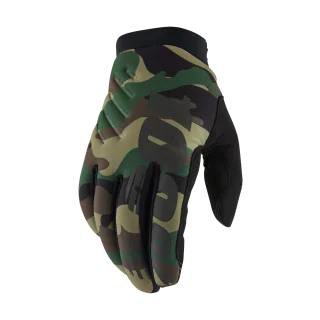 100% Motocross Gloves Winter Brisker - Camo / Black