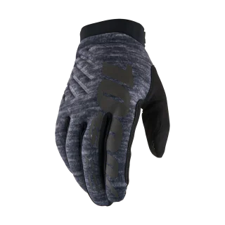100% Motocross Gloves Winter Brisker - Heather Grey