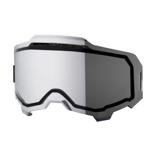 100% Lens ARMEGA / ARMATIC - Injected Dual Vented Mirror Silver Flash