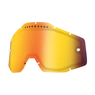 100% Lens RC1/AC1/ST1 - Dual Vented Mirror Red