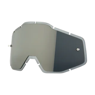 100% Lens RC1/AC1/ST1 - Injected Mirror Silver / Smoke