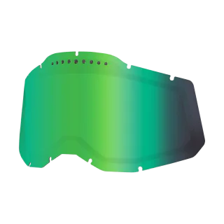 100% Lens RC2/AC2/ST2 - Dual Vented Mirror Green