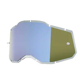100% Lens RC2/AC2/ST2 - Injected Mirror Blue