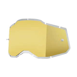 100% Lens RC2/AC2/ST2 - Injected Mirror Gold