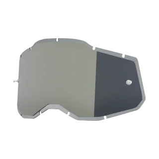 100% Lens RC2/AC2/ST2 - Injected Mirror Silver