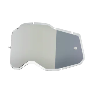 100% Lens RC2/AC2/ST2 - Injected Mirror Silver Flash