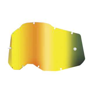 100% Lens RC2/AC2/ST2 - Standard Mirror Gold