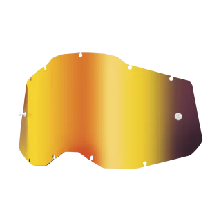 100% Lens RC2/AC2/ST2 - Standard Mirror Red