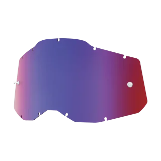 100% Lens RC2/AC2/ST2 - Standard Mirror Red / Blue