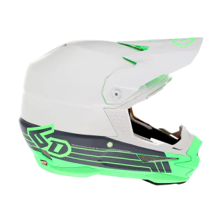 6D Motocross Helmet ATR-1 Split - Neon Green