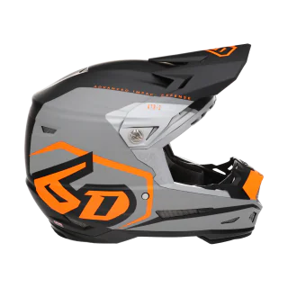6D Motocross Helmet ATR-2 Delta - Neon Orange