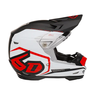 6D Motocross Helmet ATR-2 Delta - Red