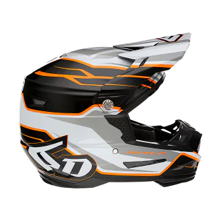 6D Motocross Helmet ATR-2 Phase - White / Orange