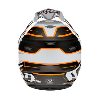 6D Motocross Helmet ATR-2 Phase - White / Orange