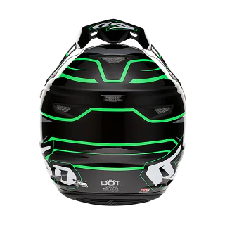 6D Motocross Helmet ATR-2 Phase - Black / Green