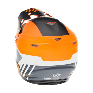 6D Motocross Helmet ATR-2 Target - Neon Orange