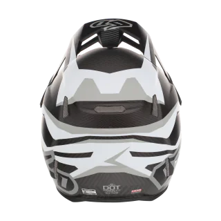 6D Motocross Helmet ATR-3 FIM Rival - Matte White