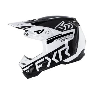 6D Motocross Helmet ATR-3 FXR - White / Black