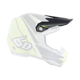 6D Helmet Visor ATR-1 Edge - Neon Citrus / Grey