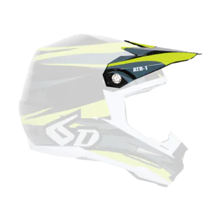 6D Helmet Visor ATR-1 Flo - Neon Yellow / Black