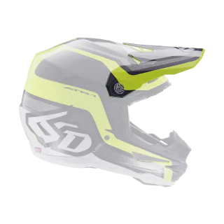6D Helmet Visor ATR-1 Fuse - Yellow / Black