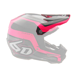 6D Helmet Visor ATR-1 Fuse - Pink / Black