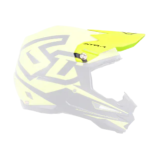 6D Helmet Visor ATR-1 Macro - Matte Neon / Yellow