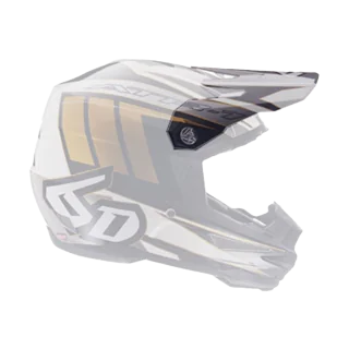 6D Helmet Visor ATR-1 Point - White / Gold