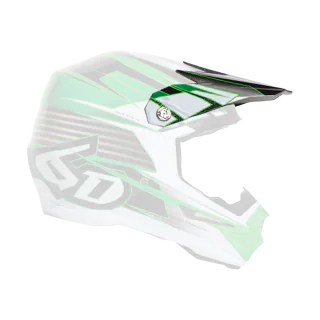 6D Helmet Visor ATR-1 Rush - Neon Green