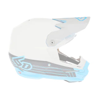 6D Helmet Visor ATR-1 Split - Cyan