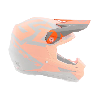 6D Helmet Visor ATR-1 Switch - Grey / Orange