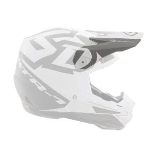 6D Helmet Visor ATR-1 Switch - White / Grey