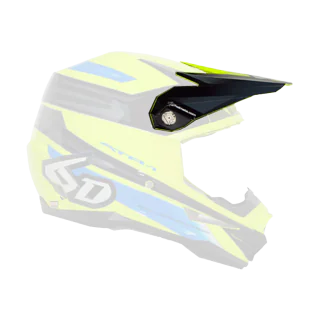 6D Helmet Visor ATR-1 V2 Pilot - Neon Yellow