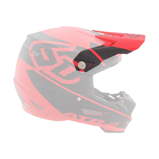 6D Helmet Visor ATR-2 Core - Red / Black