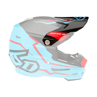 6D Helmet Visor ATR-2 Element - Cyan